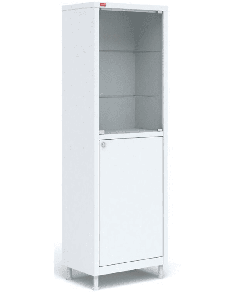 Металлический медицинский шкаф М1 165.50.32 C купить в Апатитах
