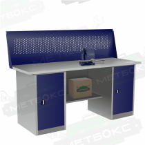 Верстак двухтумбовый ВП-5/1,6 с экраном Верстак двухтумбовый ВП-5/1,6 с экраном