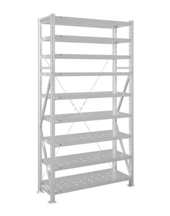 Стеллаж MS U 2000x700x400 9 полок (200 кг, перф) купить в Апатитах