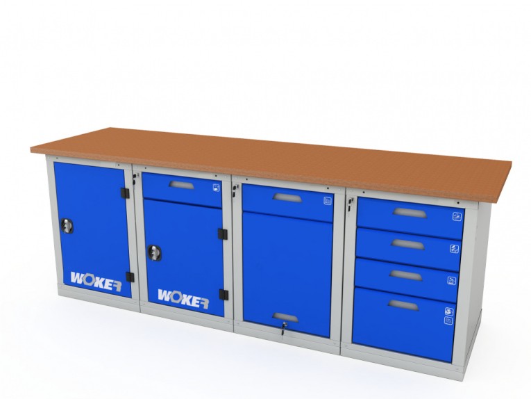 Верстак четырехтумбовый WOKER PRO 41224.2400 купить в Апатитах