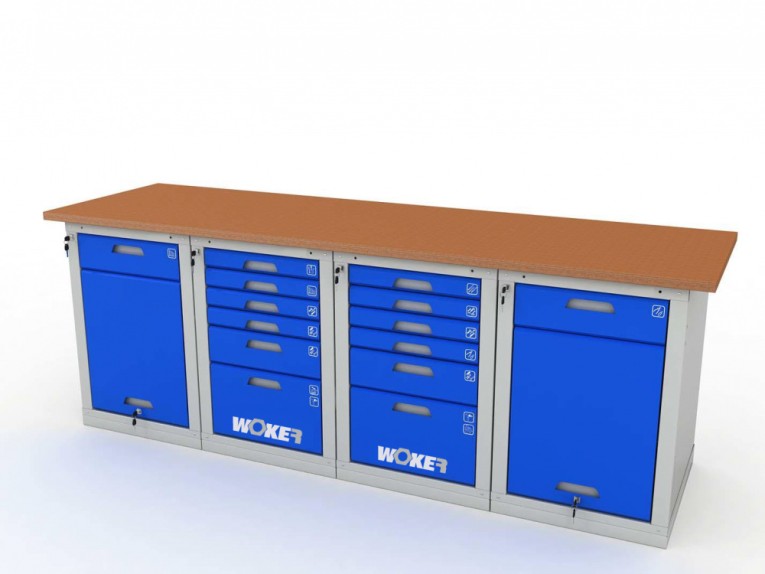 Верстак четырехтумбовый WOKER PRO 42662.2400 купить в Апатитах