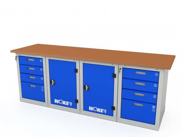 Верстак четырехтумбовый WOKER PRO 44114.2400 купить в Апатитах