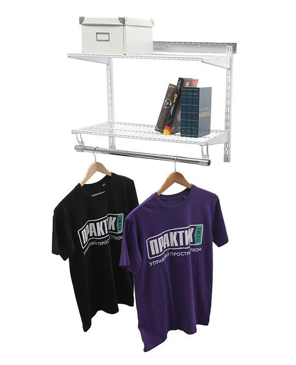 Гардеробная система Практик Home Basic G60S белая купить в Апатитах Гардеробная система Практик Home Basic G60S белая купить в Апатитах