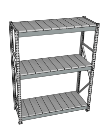 Стеллаж грузовой СГР 2000x2100x800 3 полки (металл) Стеллаж грузовой СГР 2000x2100x800 3 полки (металл)