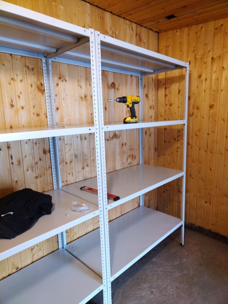 Стеллаж металлический 1800х1000х600 4 полки Стеллаж металлический 1800х1000х600 4 полки