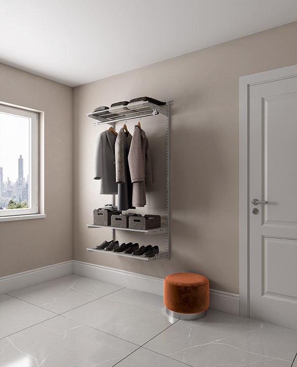 Гардеробная система Практик Home Basic G90 графит купить в Апатитах Гардеробная система Практик Home Basic G90 графит купить в Апатитах