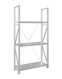 Стеллаж MS U 2500x700x800 3 полки (350 кг, перф) Стеллаж MS U 2500x700x800 3 полки (350 кг, перф)