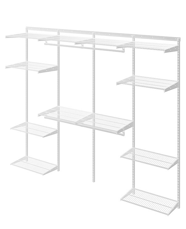 Гардеробная система Практик Home Max G240 белая купить в Апатитах Гардеробная система Практик Home Max G240 белая купить в Апатитах