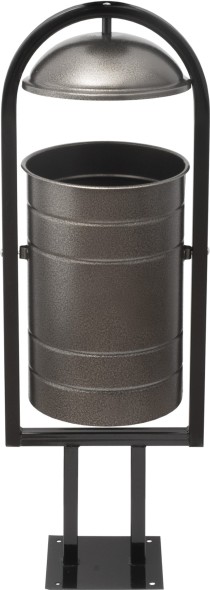 Урна уличная 330х280х980 серебряная Урна уличная 330х280х980 серебряная