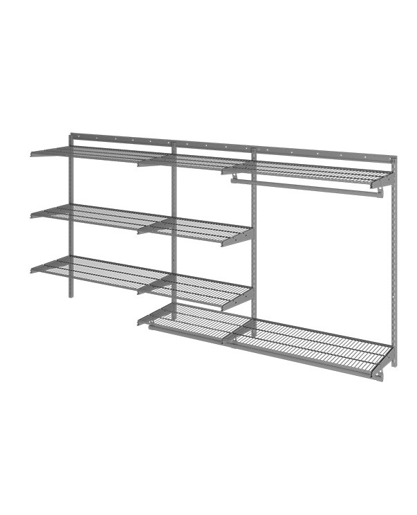 Гардеробная система Практик Home Optima G240 графит купить в Апатитах Гардеробная система Практик Home Optima G240 графит купить в Апатитах