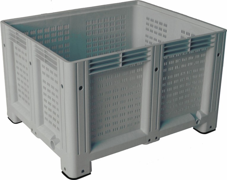 Big Box 1200x1000x580 мм перфорированный на ножках серый купить в Апатитах