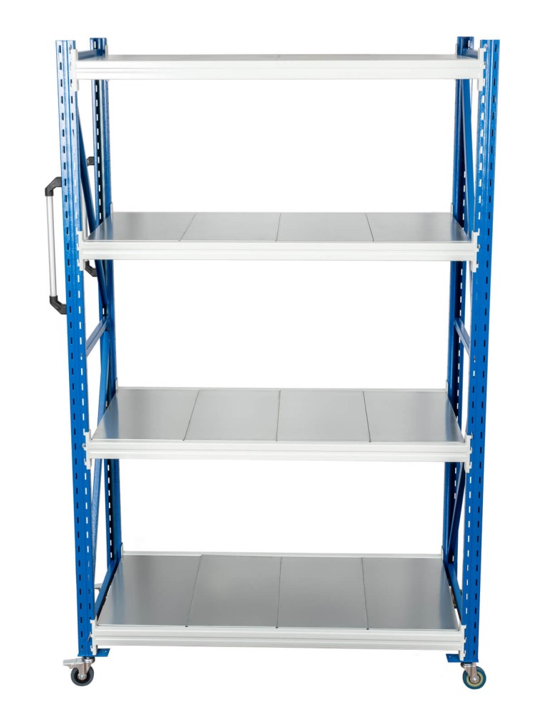 Стеллаж мобильный БиКом СТ-4 300x210x100 4 полки купить в Апатитах Стеллаж мобильный БиКом СТ-4 300x210x100 4 полки купить в Апатитах