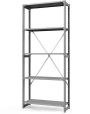 Стеллаж ТСУ 3000x1200x400 5 полок (300 кг, металл) Стеллаж ТСУ 3000x1200x400 5 полок (300 кг, металл)