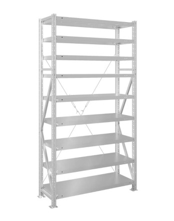 Стеллаж MS U 2000x700x800 9 полок (200 кг, металл) купить в Апатитах