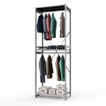 Стеллаж металлический ТСУ Универсал, 3000х1060х500 мм.Штанги: 2шт. Полки: металл перф. 3 шт. Стеллаж металлический ТСУ Универсал, 3000х1060х500 мм.Штанги: 2шт. Полки: металл перф. 3 шт.