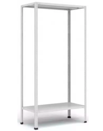 Стеллаж металлический Титан МС-500 2000х700х400 2 полки Стеллаж металлический Титан МС-500 2000х700х400 2 полки