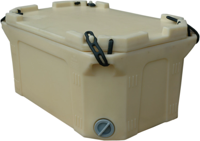 Контейнер 790х490х400 мм бежевый с крышкой купить в Апатитах Контейнер 790х490х400 мм бежевый с крышкой купить в Апатитах