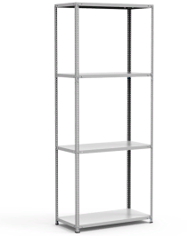 Стеллаж металлический Титан МС-500 2000х700х400 4 полки Стеллаж металлический Титан МС-500 2000х700х400 4 полки