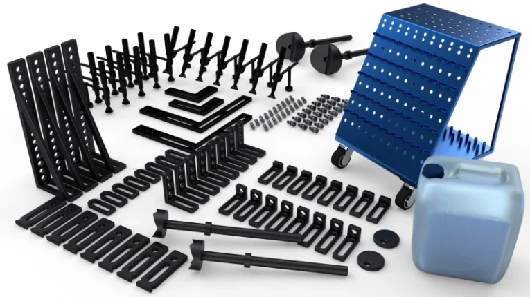 Набор оснастки для сварочного стола №4: Профессиональный (117 предметов) купить в Апатитах Набор оснастки для сварочного стола №4: Профессиональный (117 предметов) купить в Апатитах