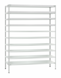 Стеллаж металлический Титан МС-500 2300х1500х400 10 полок Стеллаж металлический Титан МС-500 2300х1500х400 10 полок