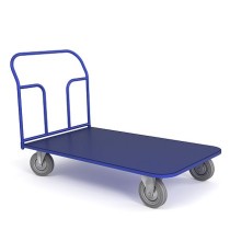 Тележка платформенная ТП 7 (г/п 450 кг, 1400x800 мм, колеса серая резина 160 мм) Тележка платформенная ТП 7 (г/п 450 кг, 1400x800 мм, колеса серая резина 160 мм)