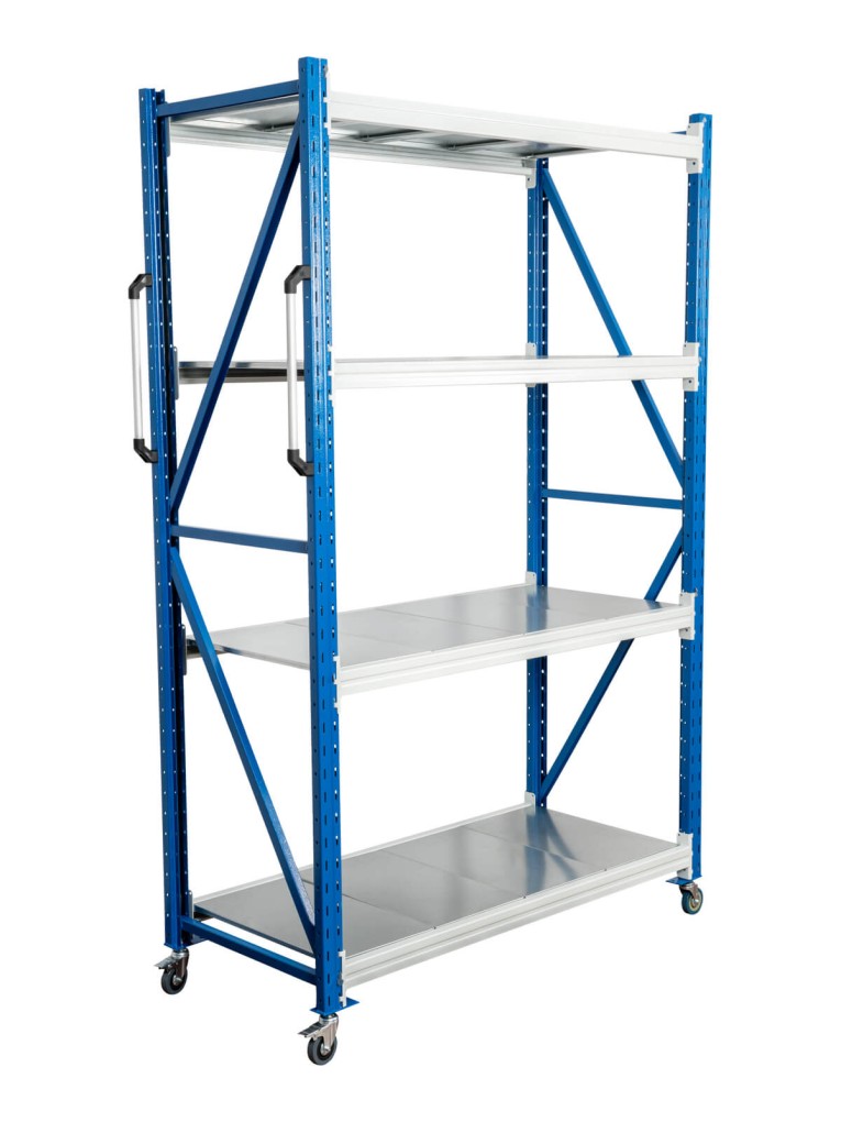 Стеллаж мобильный БиКом СТ-4 250x180x50 4 полки купить в Апатитах Стеллаж мобильный БиКом СТ-4 250x180x50 4 полки купить в Апатитах