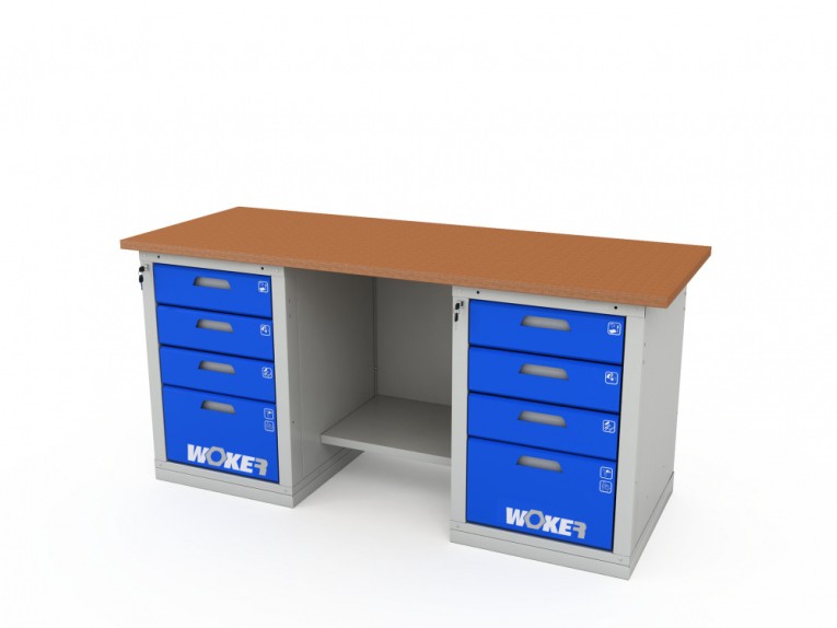 Верстак двухтумбовый WOKER PRO 2404.1800 купить в Апатитах