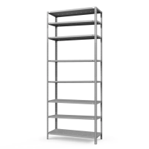 Стеллаж ТС Лайт с перф. полками 2000х1200х600 8 полок Стеллаж ТС Лайт с перф. полками 2000х1200х600 8 полок