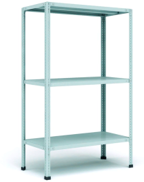 Стеллаж металлический Титан МС-750 2200x700x300 3 полки Стеллаж металлический Титан МС-750 2200x700x300 3 полки