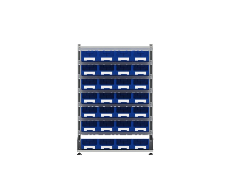 Стеллаж для пластиковых лотков SORTEX двухсторонний 1500x1000x800.03 купить в Апатитах Стеллаж для пластиковых лотков SORTEX двухсторонний 1500x1000x800.03 купить в Апатитах