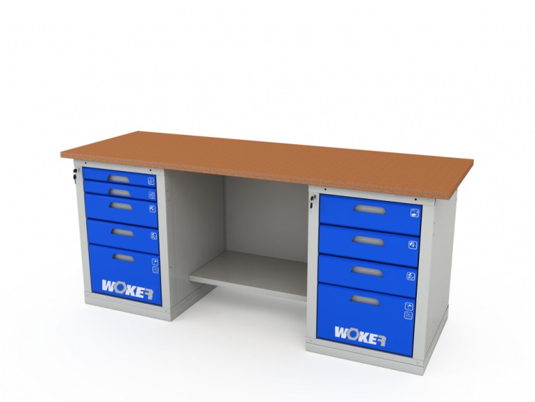 Верстак двухтумбовый WOKER PRO 2504.2000 купить в Апатитах