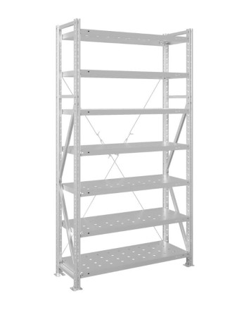 Стеллаж MS U 2000x1000x300 7 полок (200 кг, перф) купить в Апатитах