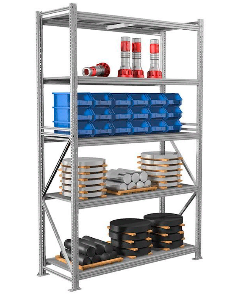 Стеллаж MS Profi 3000х1800х800 5 полок купить в Апатитах