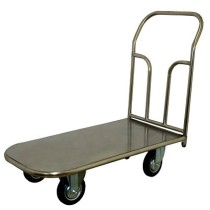 Платформенная тележка ТП НЖ 2 (г/п 500 кг, 900x600 мм, колеса серая резина 200 мм, нержавеющая сталь) Платформенная тележка ТП НЖ 2 (г/п 500 кг, 900x600 мм, колеса серая резина 200 мм, нержавеющая сталь)