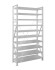 Стеллаж MS U 2000x1200x600 10 полок (400 кг, металл) купить в Апатитах