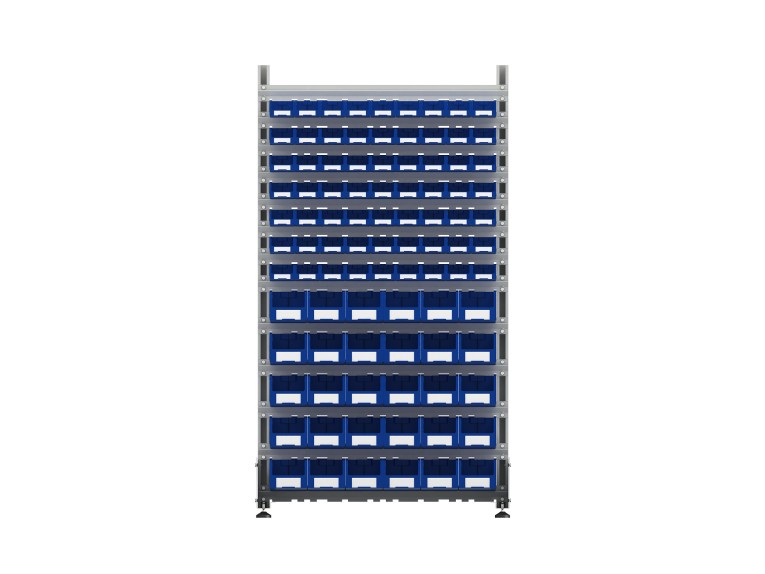 Стеллаж для пластиковых лотков SORTEX двухсторонний 1800x1000x800.04 купить в Апатитах Стеллаж для пластиковых лотков SORTEX двухсторонний 1800x1000x800.04 купить в Апатитах
