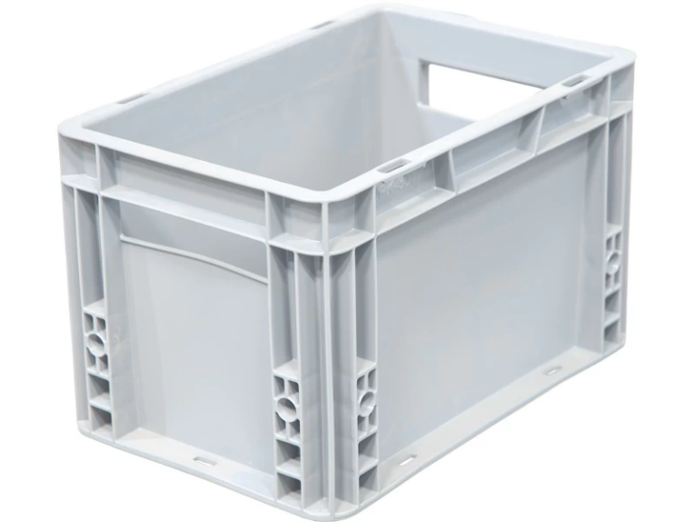 Ящик 300х200х170 сплошной, гладкое дно, цв. серый купить в Апатитах Ящик 300х200х170 сплошной, гладкое дно, цв. серый купить в Апатитах