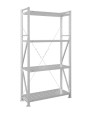 Стеллаж MS U 2500x1200x400 4 полки (350 кг, перф) Стеллаж MS U 2500x1200x400 4 полки (350 кг, перф)