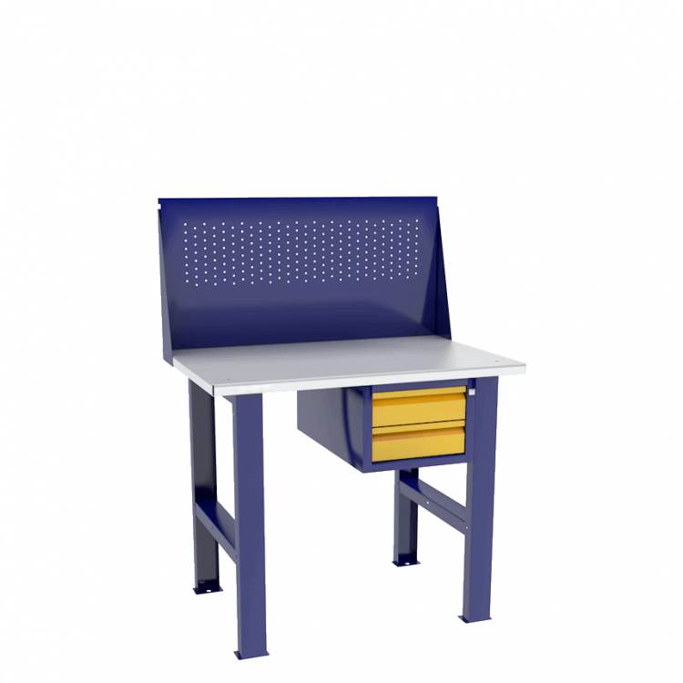 Верстак бестумбовый с подвесным ящиком ВП-Э с экраном купить в Апатитах Верстак бестумбовый с подвесным ящиком ВП-Э с экраном купить в Апатитах