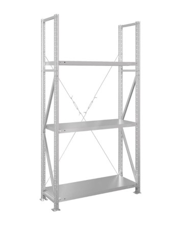 Стеллаж MS U 3000x1500x600 3 полки (250 кг, металл) купить в Апатитах