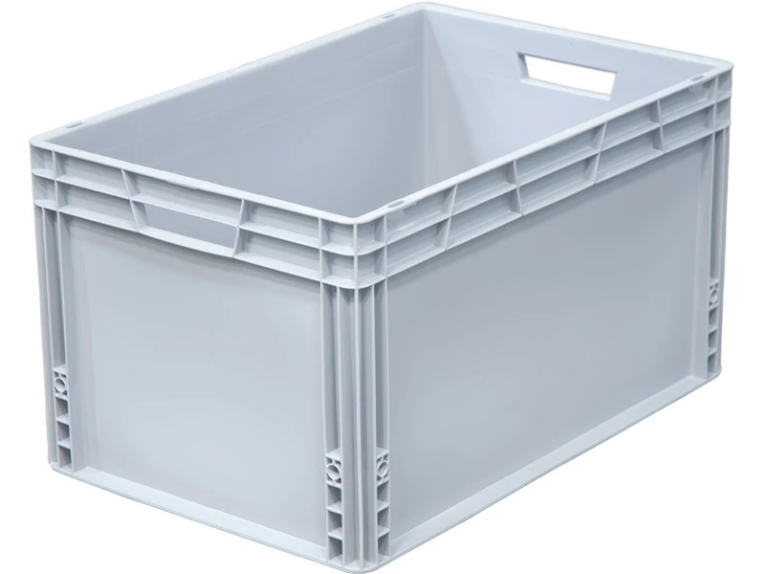 Ящик 600х400х320 сплошной, усиленное дно, цв. серый купить в Апатитах