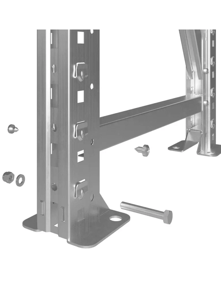 Стеллаж MS U 2000x700x500 5 полок (300 кг, металл) купить в Апатитах