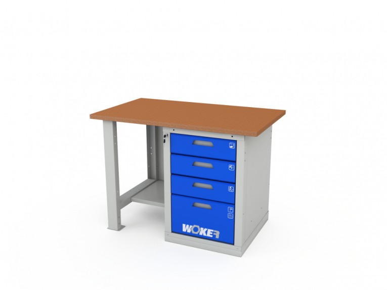 Верстак однотумбовый WOKER PRO 1004.1200 купить в Апатитах