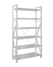 Стеллаж MS U 2000x1000x400 6 полок (350 кг, металл)