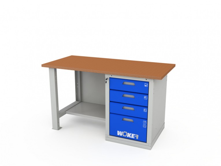 Верстак однотумбовый WOKER PRO 1004.1500 купить в Апатитах