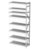 Дополнительная секция MS Profi 2500x1200x400 8 полок купить в Апатитах