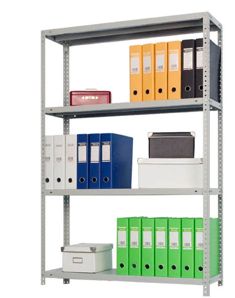 Стеллаж металлический MS Standart 185/100x30/4 Стеллаж металлический MS Standart 185/100x30/4