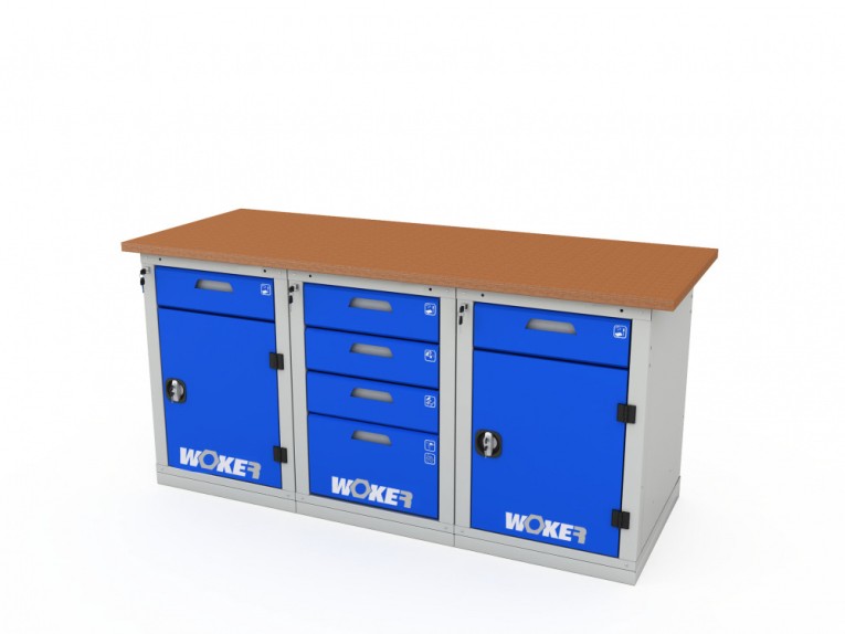 Верстак трехтумбовый WOKER PRO 3242.1800 купить в Апатитах