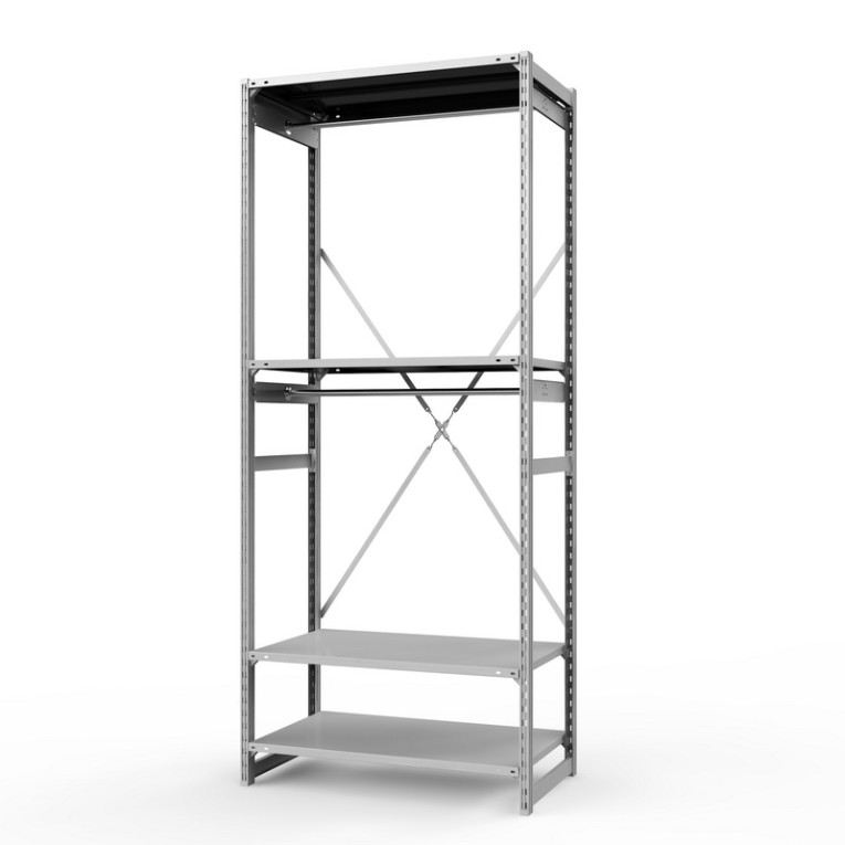 Стеллаж металлический ТСУ Универсал, 2500х1060х600 мм.Штанги: 2шт. Полки: металл усил. 4 шт. купить в Апатитах