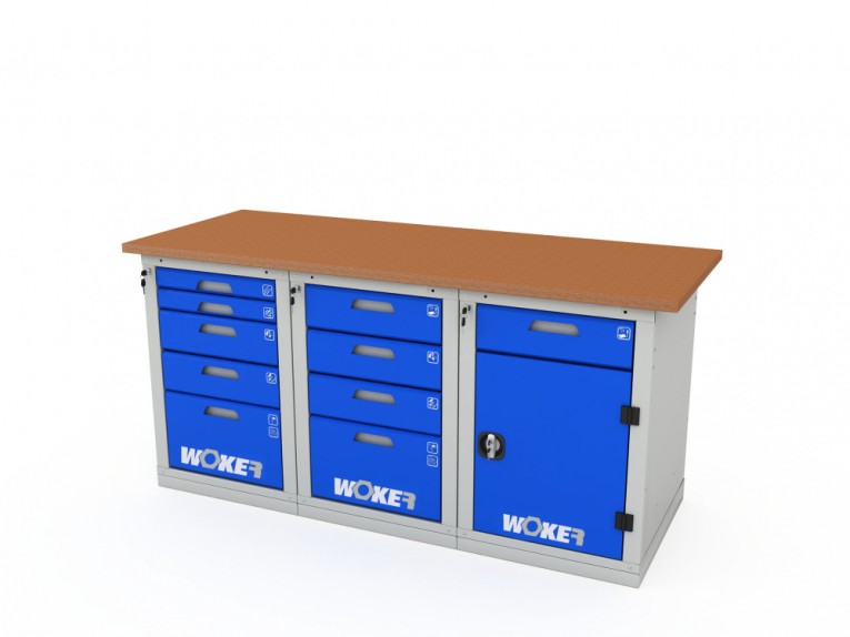 Верстак трехтумбовый WOKER PRO 3542.1800 купить в Апатитах